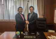 松村経済産業副大臣表敬訪問