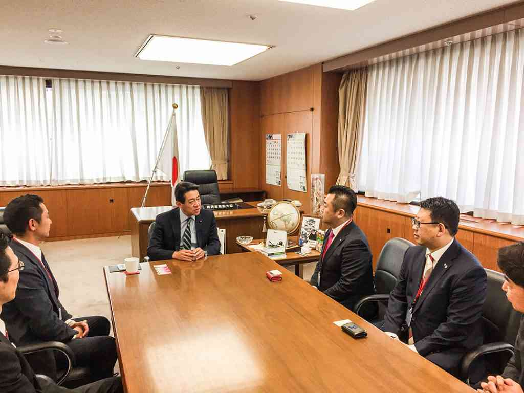 松村経済産業副大臣表敬訪問