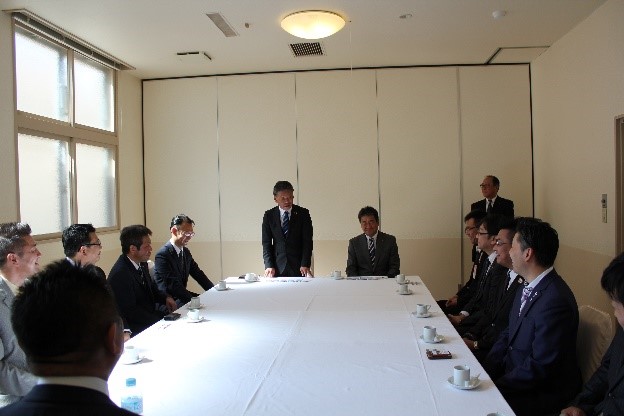 表敬訪問（登別商工会議所）